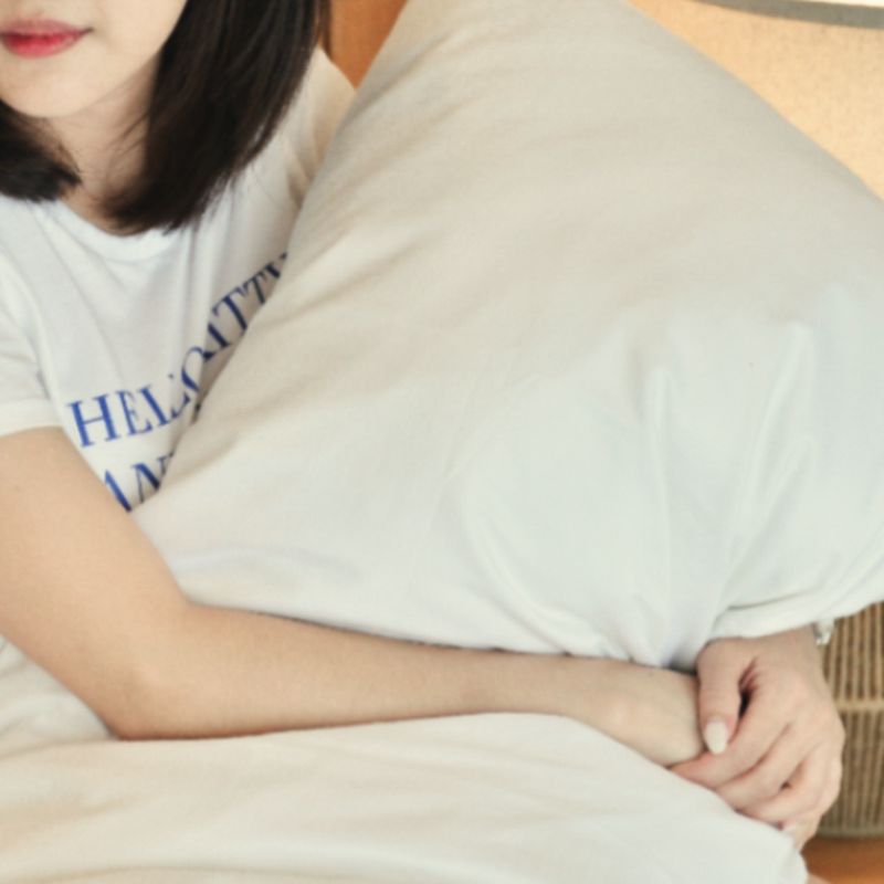 Hugging the KWANS body pillow
